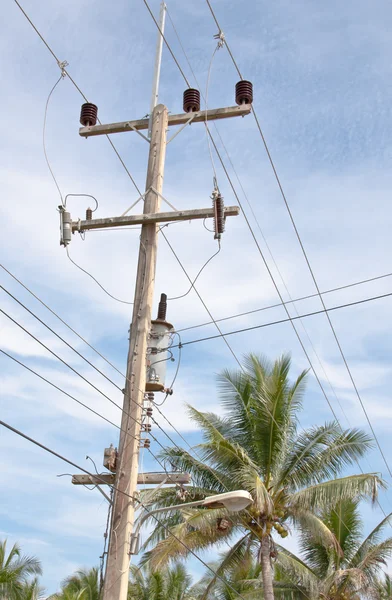 Electricidad post — Foto de Stock