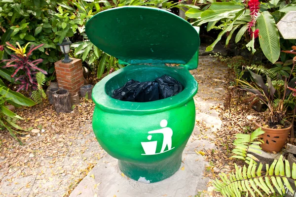 Green bins. — Stock Photo, Image