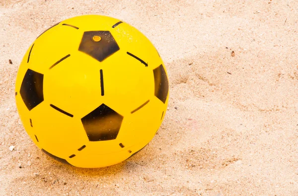Yellow football. — Stock Photo, Image