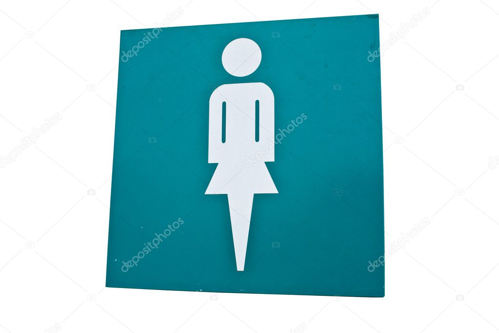 Female toilet signs