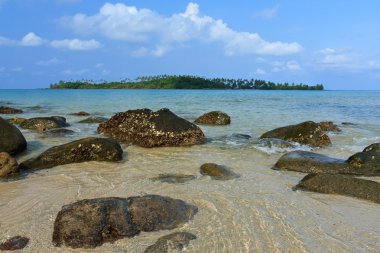 Tayland doğusunda kood adasının görünümü