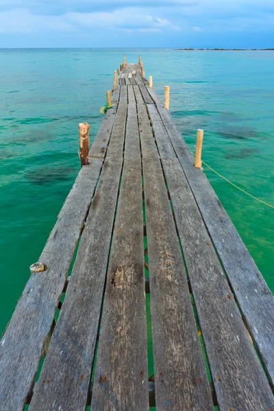 Wood jetty — Stock Photo, Image