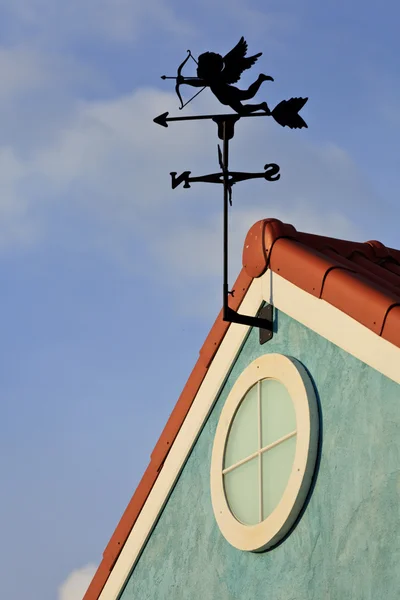 stock image Cupid on weathervane