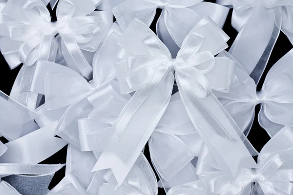 Pilha de arco de tecido branco — Fotografia de Stock