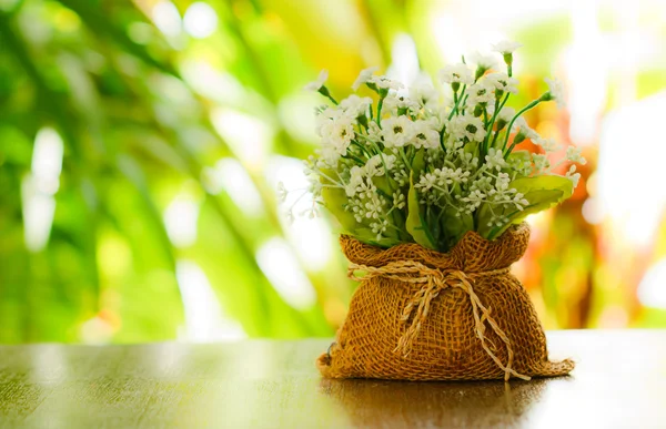Decorative artificial flowers — Stock Photo, Image