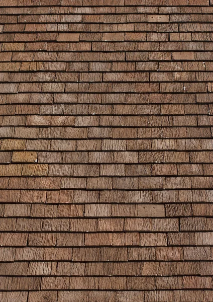 タイ風の木製のタイルの屋根 — ストック写真
