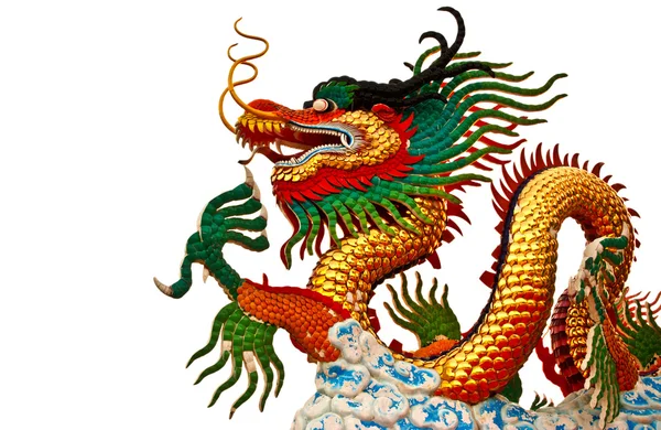 ネイティブの中国風の龍の像 — ストック写真