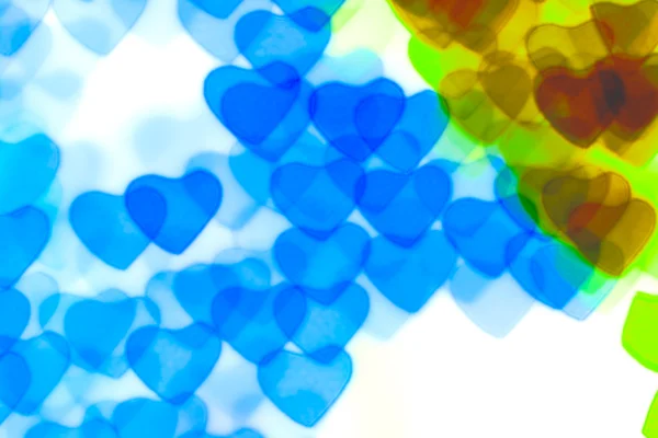 Färgglada hjärta form bakgrund — Stockfoto