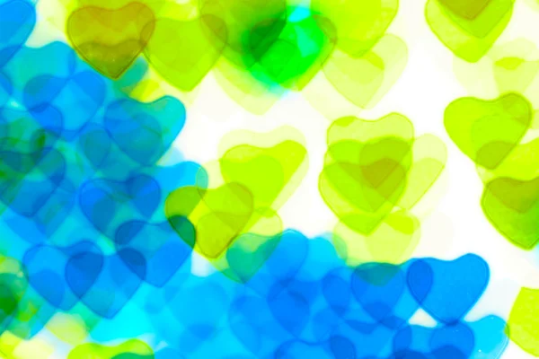 Fundo forma de coração colorido — Fotografia de Stock