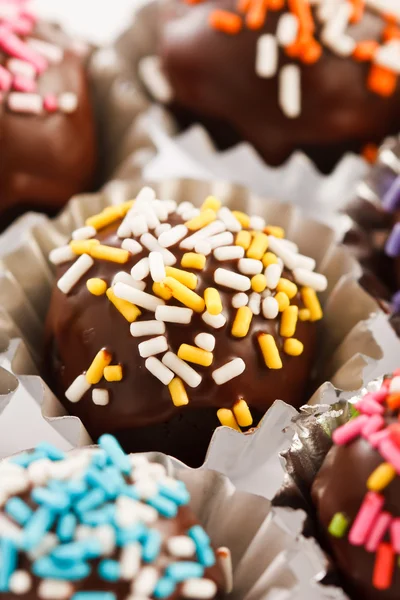 Stock image Colorful chocolate dessert decoration