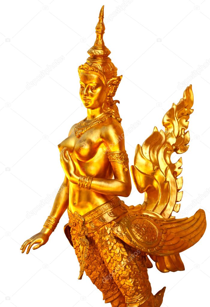 Native Thai style angel statue