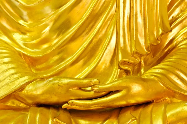Mãos de estátua de buddha — Fotografia de Stock