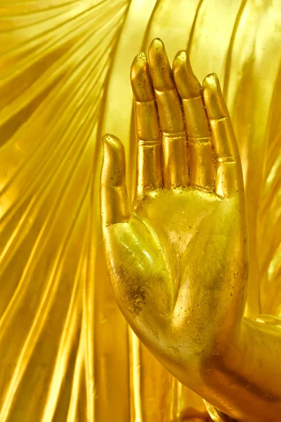 Hands of Buddha statue — Stock Photo, Image
