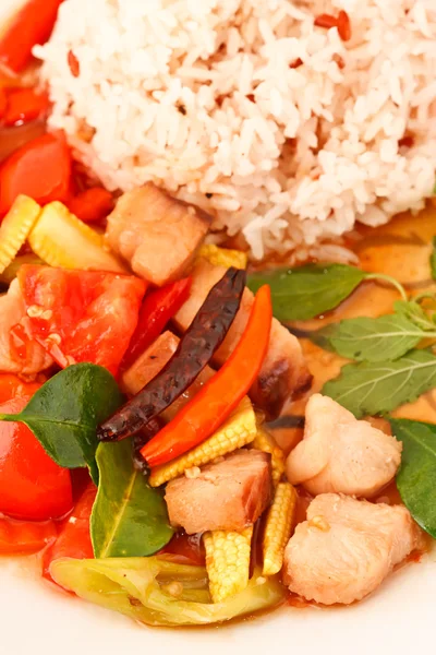 stock image Hot and spicy Thai style fried fish