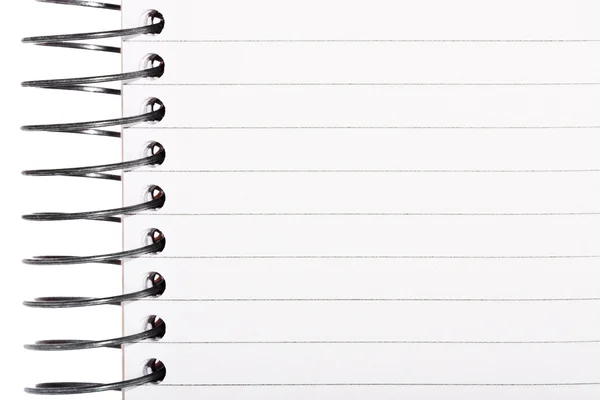 Dokument white paper notebook — Stock fotografie