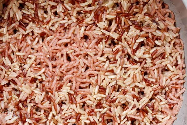 उबला हुआ चावल अनाज, खाने के लिए तैयार — स्टॉक फ़ोटो, इमेज