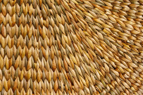 Patroon van de tas geweven uit waterhyacint loofklappers — Stockfoto