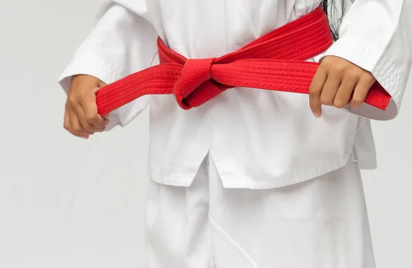 Taekwondo elbisesi — Stok fotoğraf