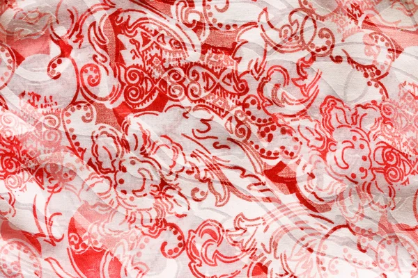 Образец ткани в тайском стиле — стоковое фото