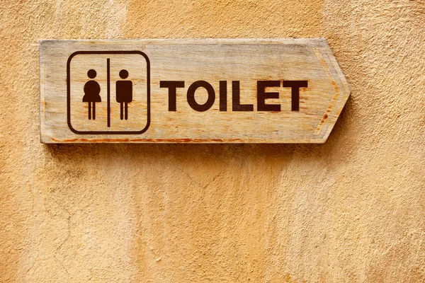 Туалетный знак — стоковое фото