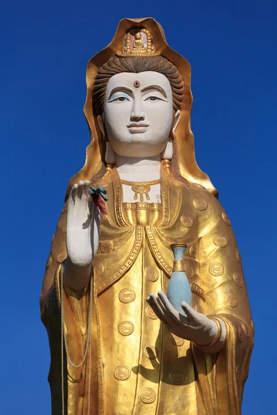 Chinese female god in blue sky — Stock Photo, Image