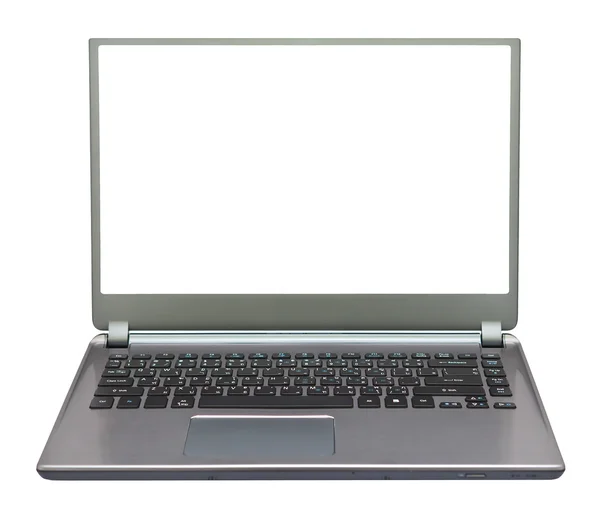 Laptop-Computer auf weißem Hintergrund — Stockfoto