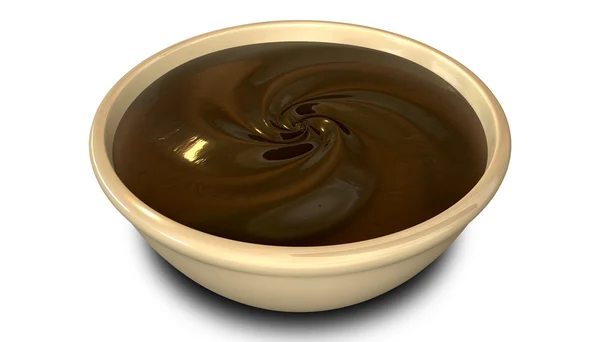 stock image Chocolate Swirl In A Bowl