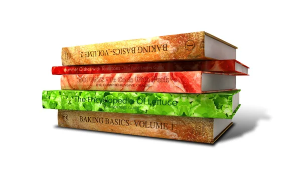 Bacon Sla en tomaat boeken — Stockfoto
