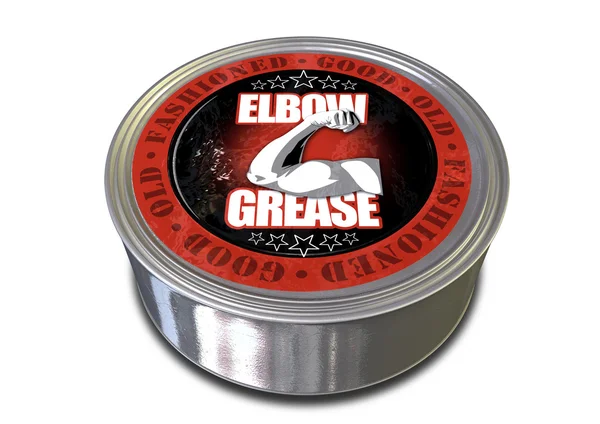 Good Old-Fashioned Elbow Grease — Stock Photo, Image
