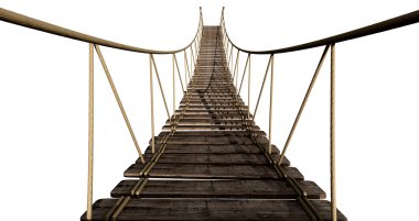 Rope Bridge Close Up clipart