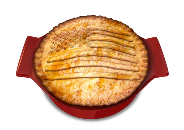 Amerikalı olarak apple pie — Stok fotoğraf