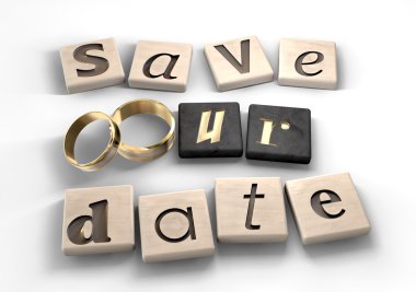 Save Our Date clipart