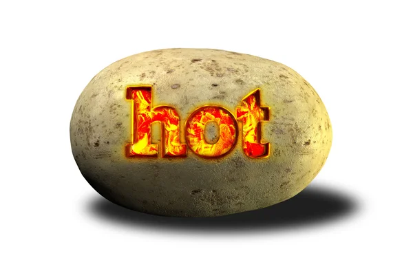 Gorący ziemniak — Zdjęcie stockowe