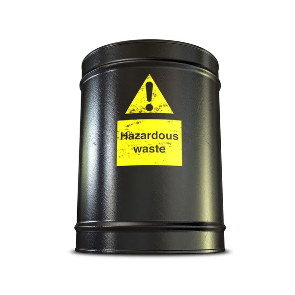 Hazardous Waste Barrel — Stock Photo, Image