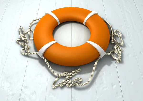 Salvar a data Lifebuoy — Fotografia de Stock
