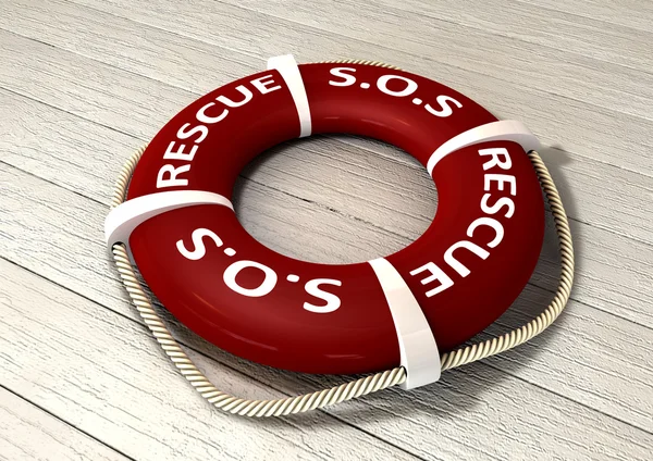 Resgate Lifebuoy — Fotografia de Stock