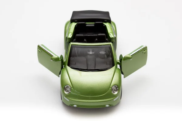 Dětské autíčko je zelená — Stock fotografie
