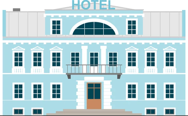 Маленький отель — стоковый вектор