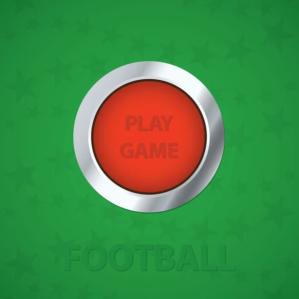 Παίξτε το παιχνίδι κουμπί λεπτομερείς. εικονογράφηση φορέας. — Διανυσματικό Αρχείο