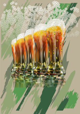 Beer foam clipart