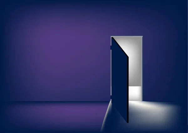 Ouvre la porte. — Image vectorielle
