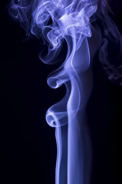 Blå røg - Stock-foto