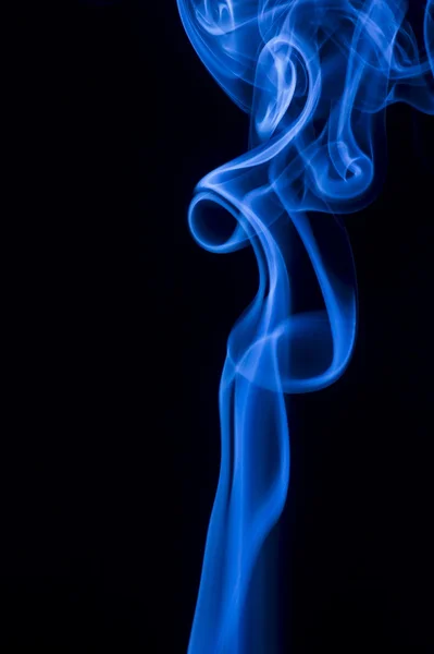 Blå røg - Stock-foto