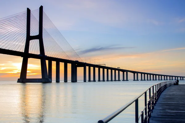 Stock image Vasco da Gama bridge