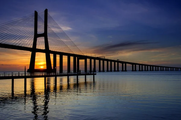Puente de Vasco da Gama Imagen de stock