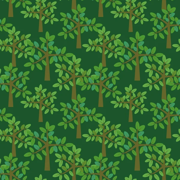 Stromy vzor — Stockový vektor
