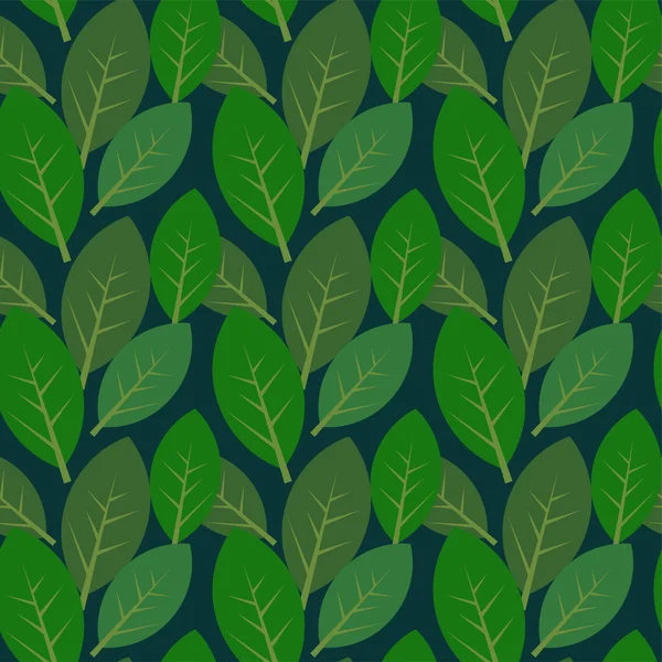 Patrón de hojas — Vector de stock