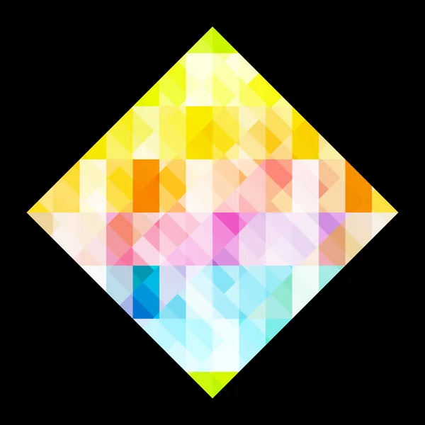 Multicolored rhombus — Stock Vector