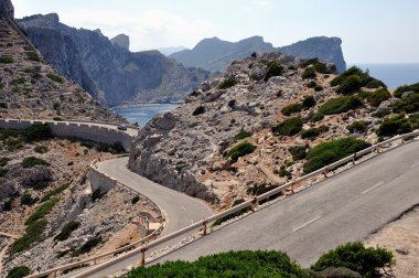 Cap de Formentor in Mallorca clipart