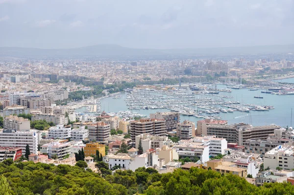 Letecký pohled na palma de Mallorca — Stock fotografie